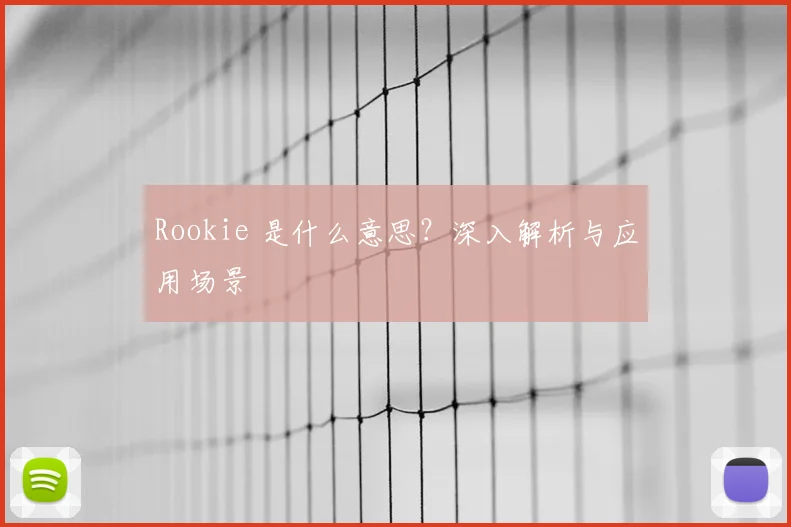 Rookie 是什么意思？深入解析与应用场景